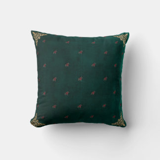 Baroque Gold Corner Pillow Cover