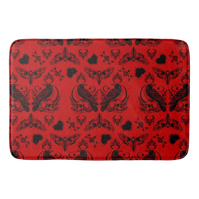 Baroque Gothic Pattern Bath Mat (Front)