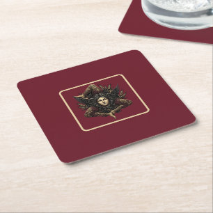 Baroque Halloween Coasters Trinacria