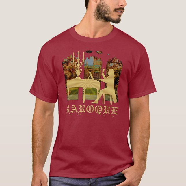 Baroque harpsichord T-Shirt (Front)