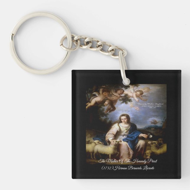 Baroque Heavenly Mother Key Ring (Front)