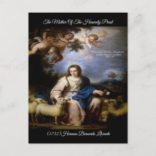 Baroque Heavenly Mother Postcard
