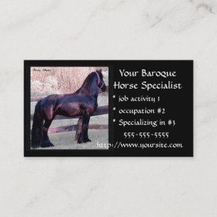 Baroque Horse Business cards