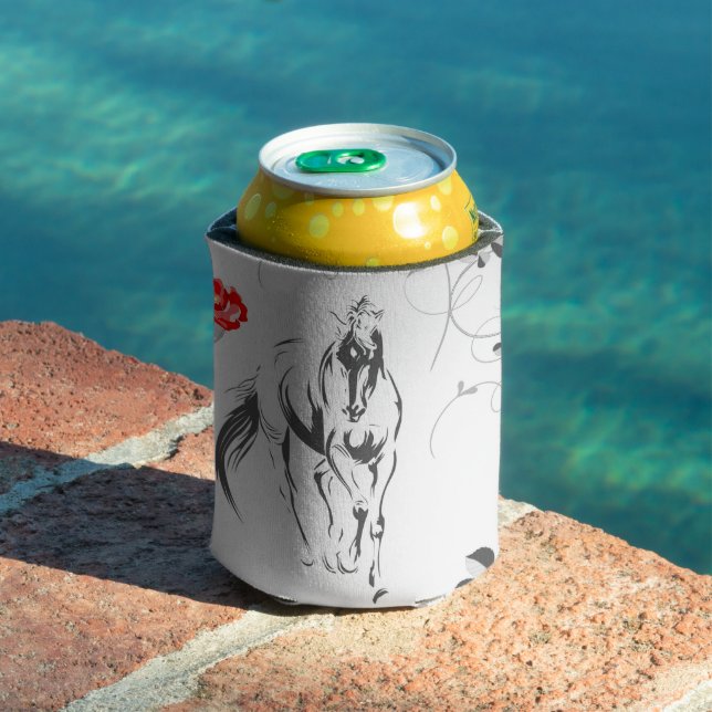 Baroque Horse Cosy Can Cooler (In Situ Pool)