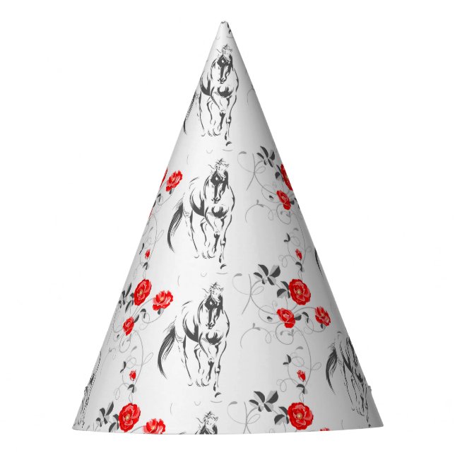 Baroque Horse Party Hat (Front)