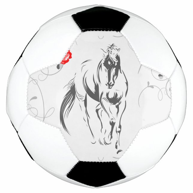 Baroque Horse Soccer Ball (Front)