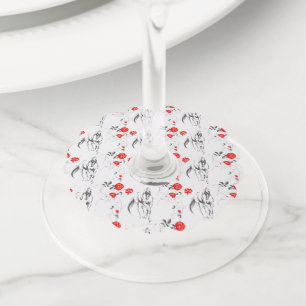 Baroque Horse Wine Tags