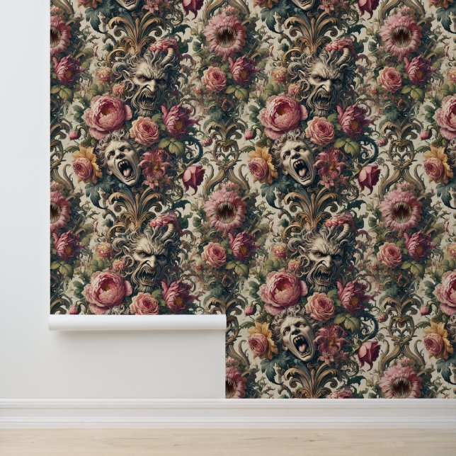 Baroque Hunger Pains – Gothic Victorian Wallpaper (Application)