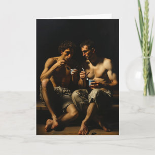 Baroque Ice Cream Revelry Card