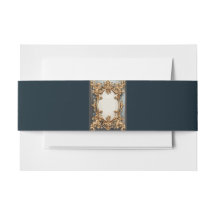 Baroque Opulence Invitation Belly Band