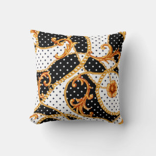 Baroque ornamental pattern  cushion