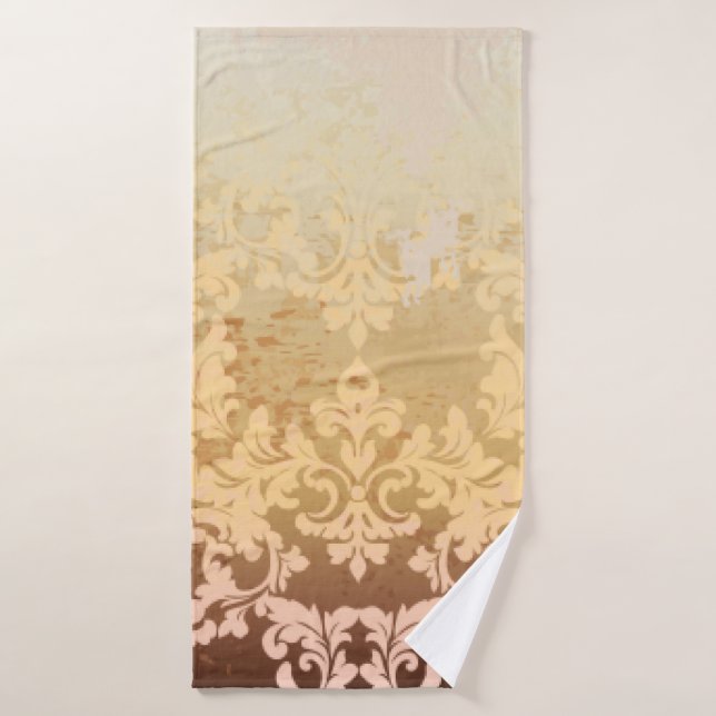 Baroque pattern vintage  bath towel (Bath Towel)