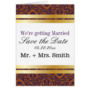 Baroque Pattern with Gold Bands 2