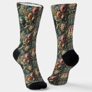 Baroque Peril – Gothic Victorian Tapestry Socks