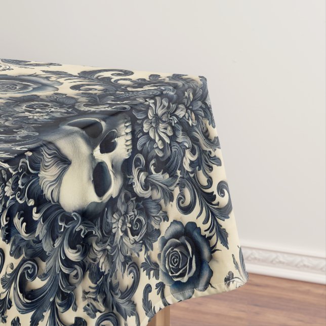 Baroque Punk – Gothic Large Print Tablecloth (In Situ)