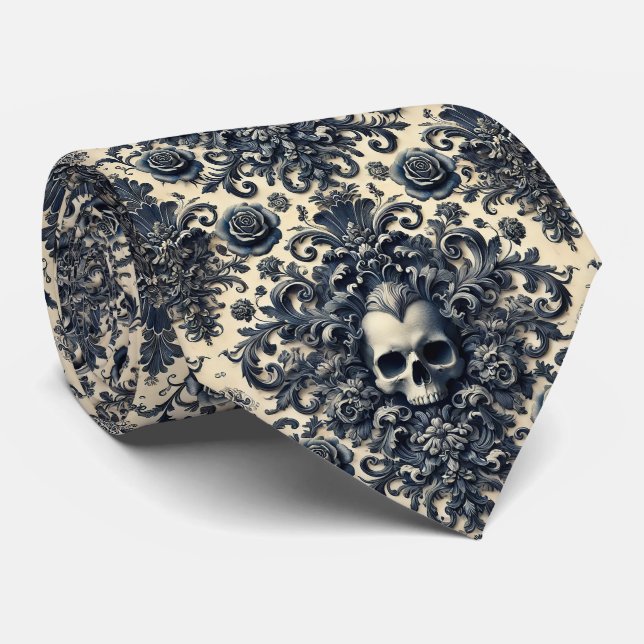 Baroque Punk – Gothic Victorian  Tie (Rolled)