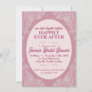 Baroque Rococo Bridal Shower Invitation   5x7