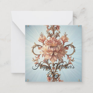Baroque Rose Card