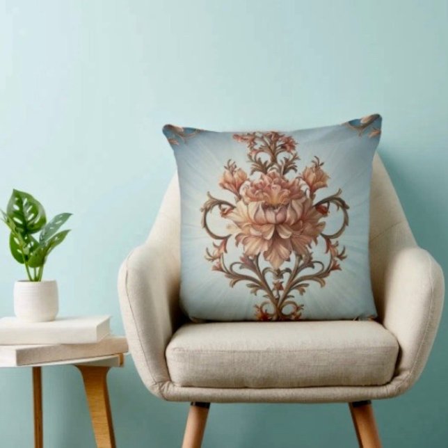 Baroque Rose  Cushion (Cozy throw pillow that reminds Mom she’s loved—perfect Mother’s Day home accent.)