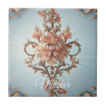 Baroque Rose  Tile<br><div class="desc">Add a personalized touch to your space with our customizable Baroque Rose tiles — perfect for home decor,  gifts,  and creative design projects.</div>
