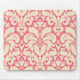 Baroque style damask background 2 mouse pad