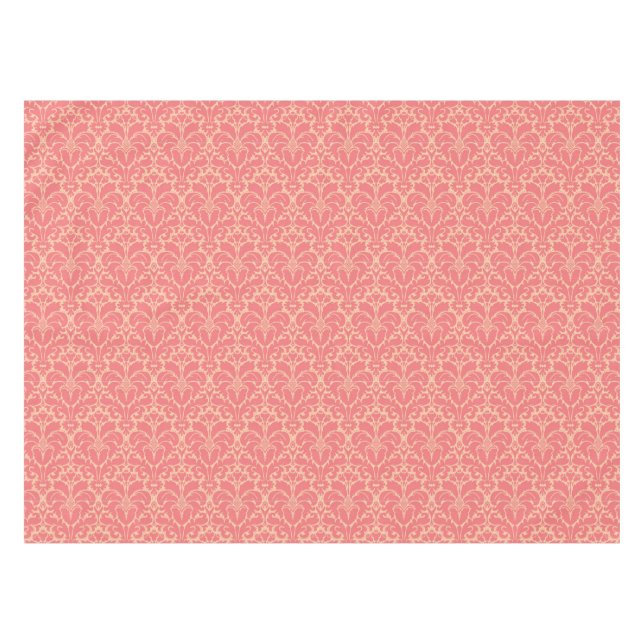 Baroque style damask background tablecloth (Front (Horizontal))
