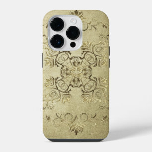 Baroque style grunge texture. iPhone 14 pro case