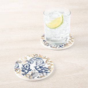 Baroque-Style Retro Classic Pattern Coaster