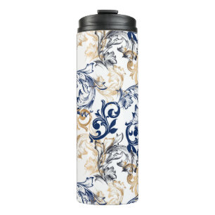 Baroque-Style Retro Classic Pattern  Thermal Tumbler