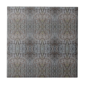 Baroque Tree Bark Patterned 4.25 Square Tile