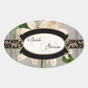 Baroque Vintage Lily Gold Formal Favour Gift Tags