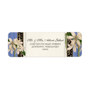 Baroque Vintage Lily Gold Formal Matching Address