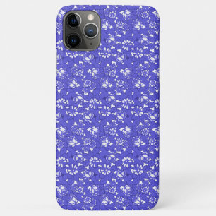 Baroque wallpaper - blue Flower Pattern Case-Mate iPhone Case