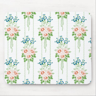 Baroque Wallpaper Flower bouquet... Mouse Pad