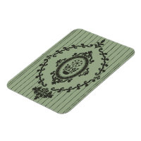 Baroque Wallpaper in Green