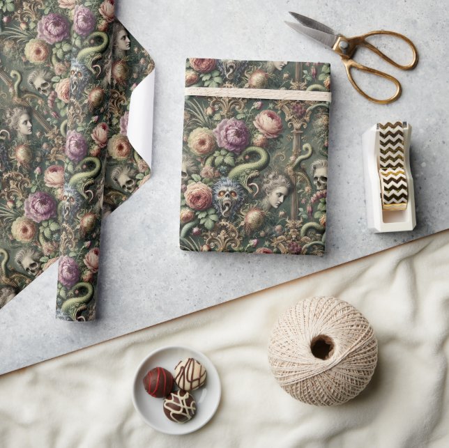 Baroquing Boundaries – Gothic Victorian Wrapping Paper (Crafts)