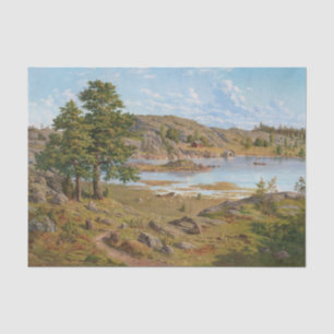 Barösund by Frans Maexmontan Tissue Paper