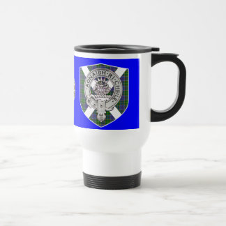 Barr/cameron tartan/crest travel mug