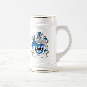 Barr Family Crest Beer Stein