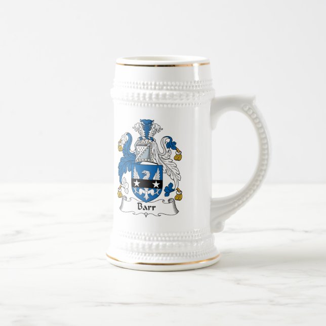 Barr Family Crest Beer Stein (Right)