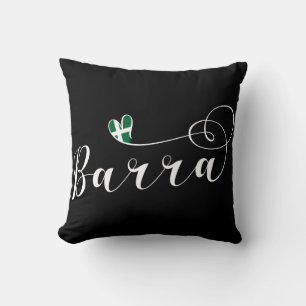 Barra Heart Flag, Barraigh, Outer Hebrides Cushion