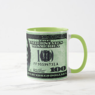 Barrack Obama 100 Dollars Bill Mug