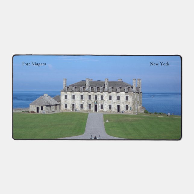 Barracks at Fort Niagara desk mat (Front)