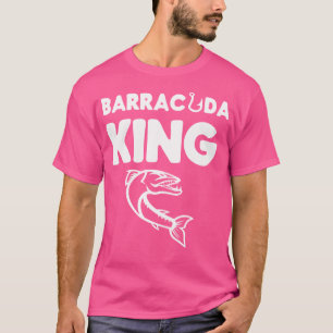 Barracuda King Funny Deep Sea Fishing T-Shirt