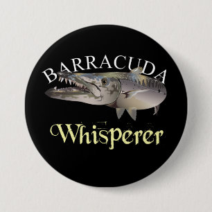 Barracuda Whisperer Dark Coloured 7.5 Cm Round Badge