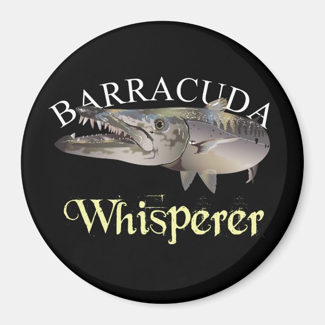 Barracuda Whisperer Dark Coloured Magnet (Front)
