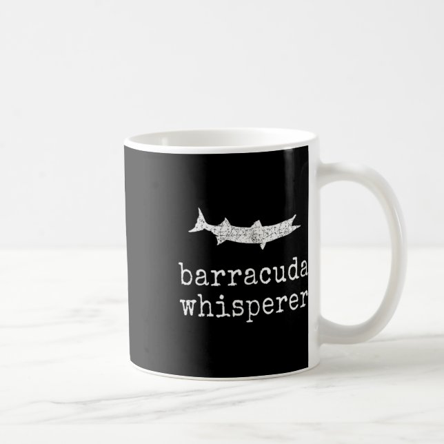 Barracuda Whisperer Funny Barracuda Fishing  Coffee Mug (Right)