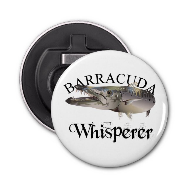 Barracuda Whisperer Light Coloured Bottle Opener (Front)