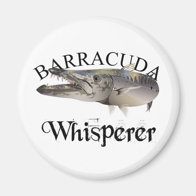 Barracuda Whisperer Light Coloured Magnet (Front)