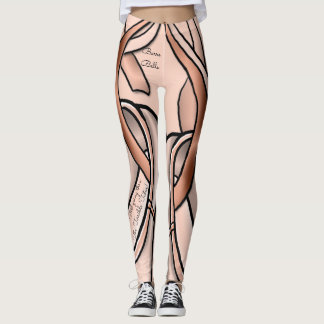 Barre Belle - Funny Ballet Theme - Personalised Leggings
